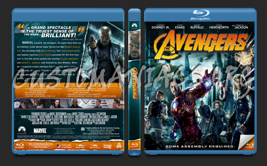 The Avengers blu-ray cover