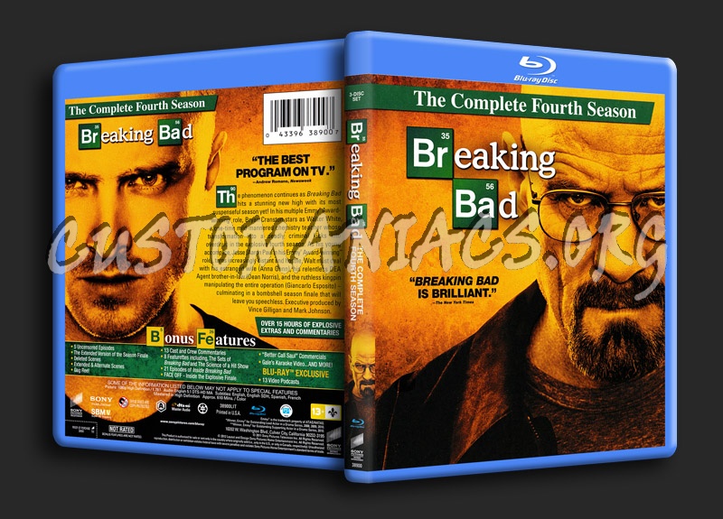 Breaking Bad Season 4 blu-ray cover