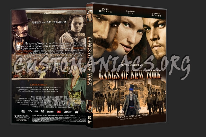 Gangs of New York dvd cover