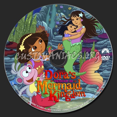 Dora's Rescue In The Mermaid Kingdom dvd label
