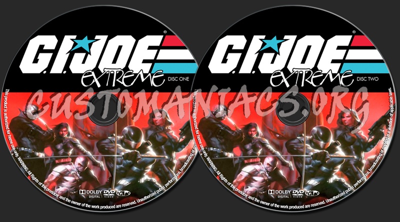 G.I Joe Extreme dvd label