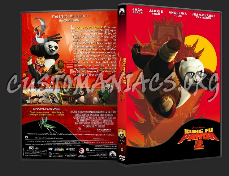 Kung Fu Panda 2 dvd cover