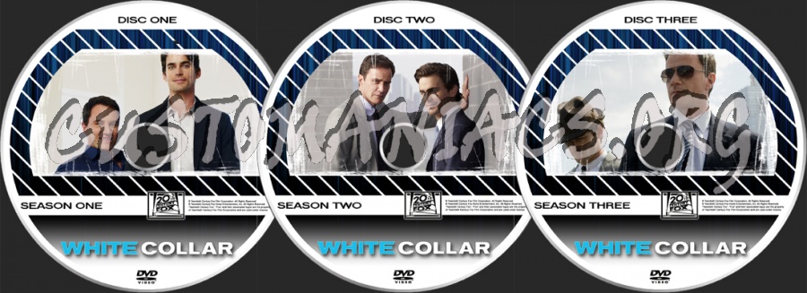 White Collar - Tv Collection dvd label