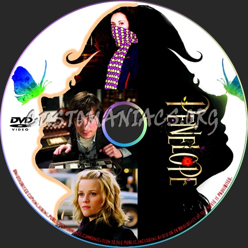 Penelope dvd label