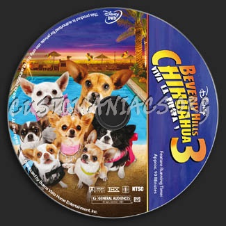 Beverly Hills Chihuahua 3 dvd label