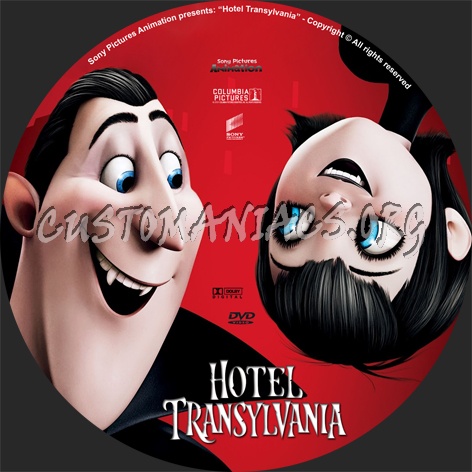 Hotel Transylvania dvd label