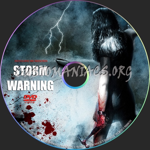 Storm Warning dvd label