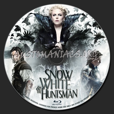 Snow White and the Huntsman blu-ray label