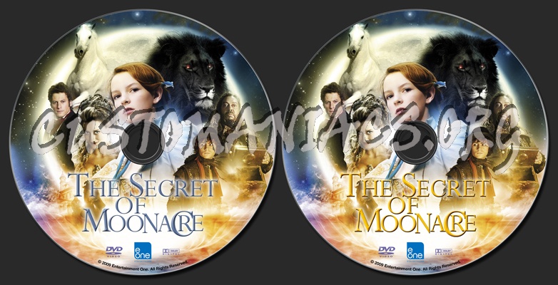 The Secret of Moonacre dvd label