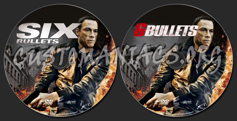 Six Bullets aka 6 Bullets dvd label