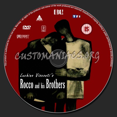 Rocco and his Brothers dvd label