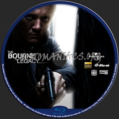 The Bourne Legacy blu-ray label