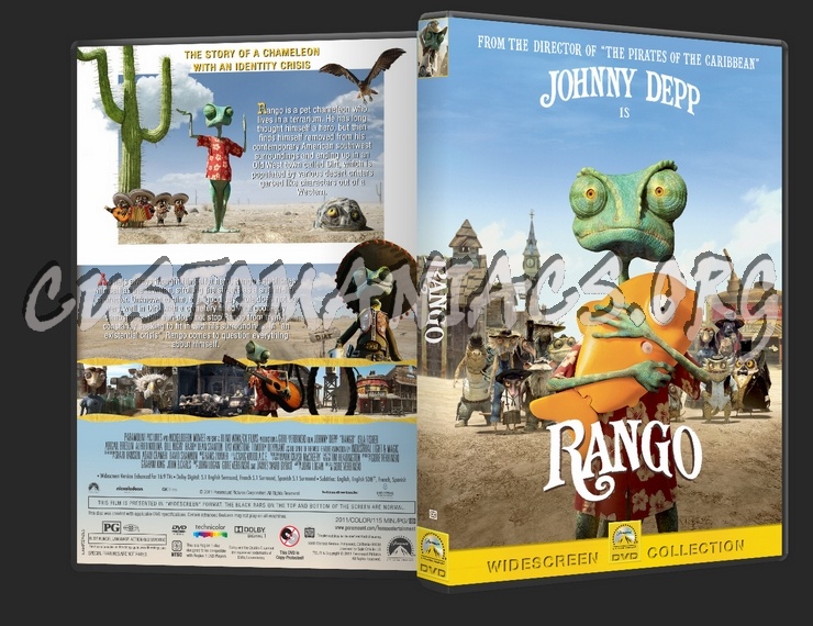 Rango dvd cover