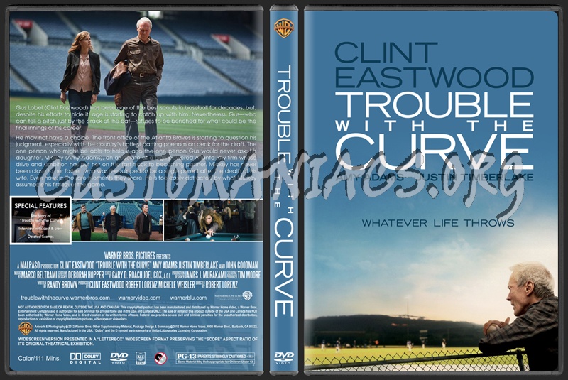 Trouble with the Curve dvd cover