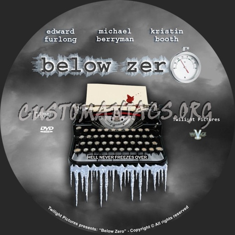 Below Zero dvd label