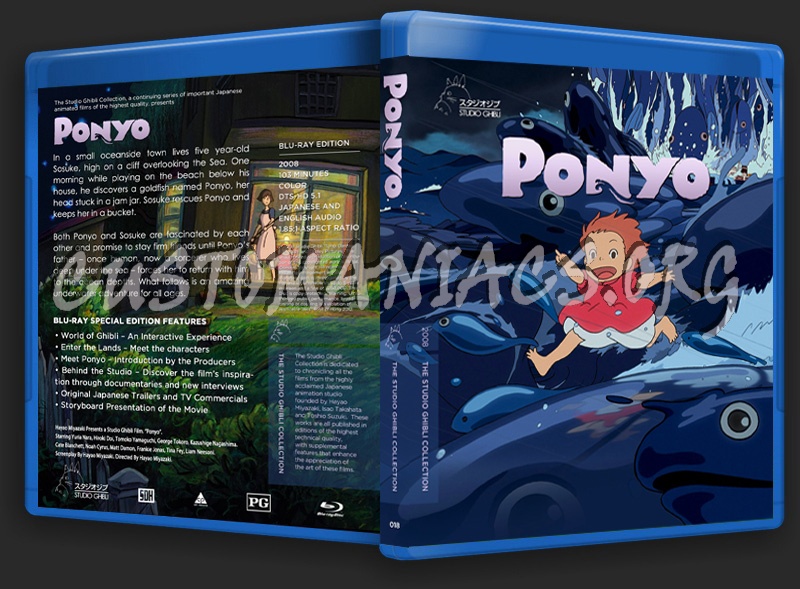 Ponyo blu-ray cover