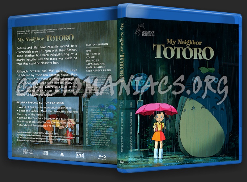 My Neighbor Totoro blu-ray cover