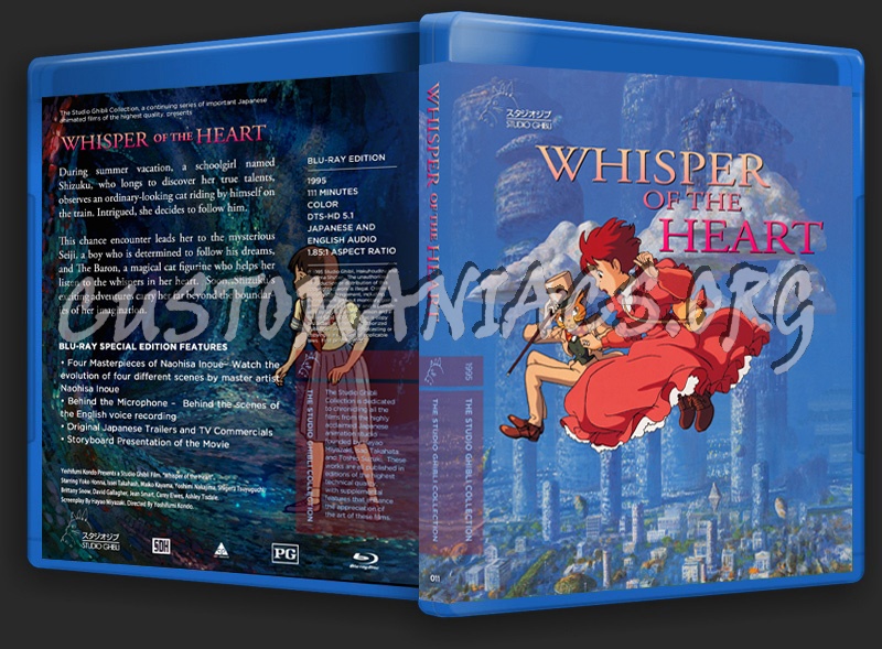 Whisper of the Heart blu-ray cover