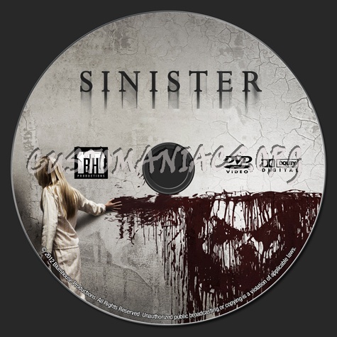 Sinister dvd label