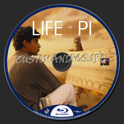 Life of Pi blu-ray label