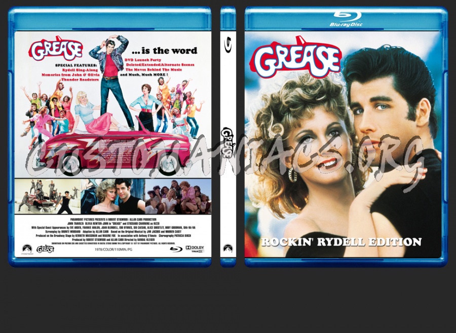 Grease blu-ray cover