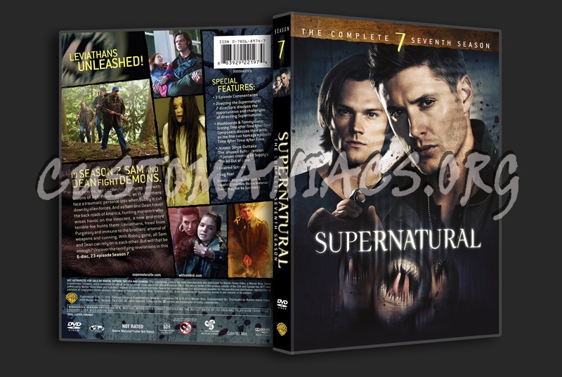 Supernatural Season 7 dvd cover