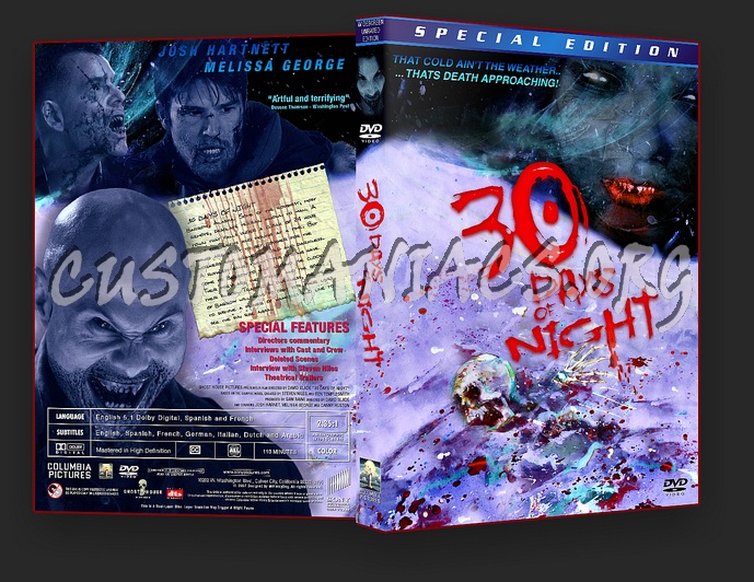 30 days of night dvd cover