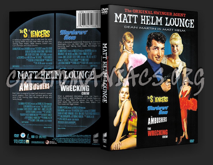 The Matt Helm Lounge (The Silencers/Murderers' Row/TheAmbushers/The Wrecking Crew) dvd cover