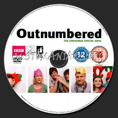 Outnumbered - The Christmas Special 2011 dvd label