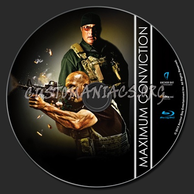 Maximum Conviction blu-ray label