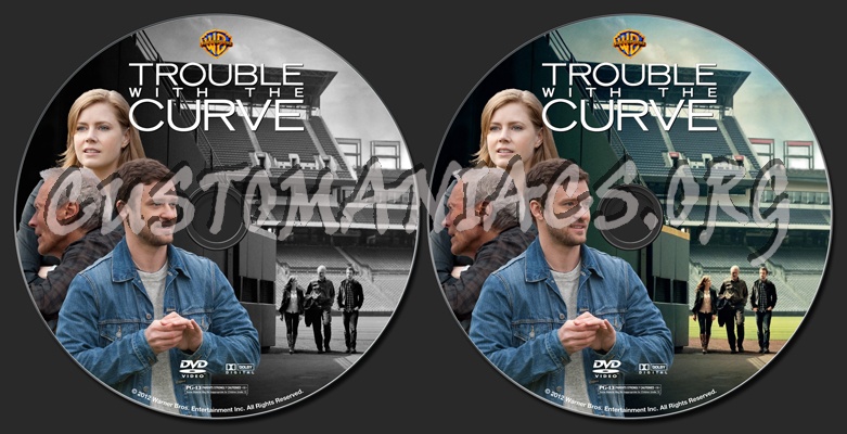 Trouble With The Curve dvd label