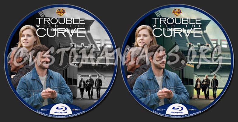 Trouble With The Curve blu-ray label