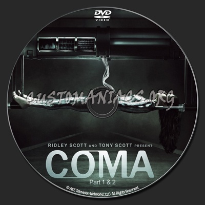 Coma (TV Miniseries) dvd label