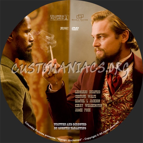 Django Unchained dvd label