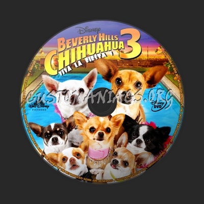 Beverly Hills Chihuahua viva la fiesta! dvd label
