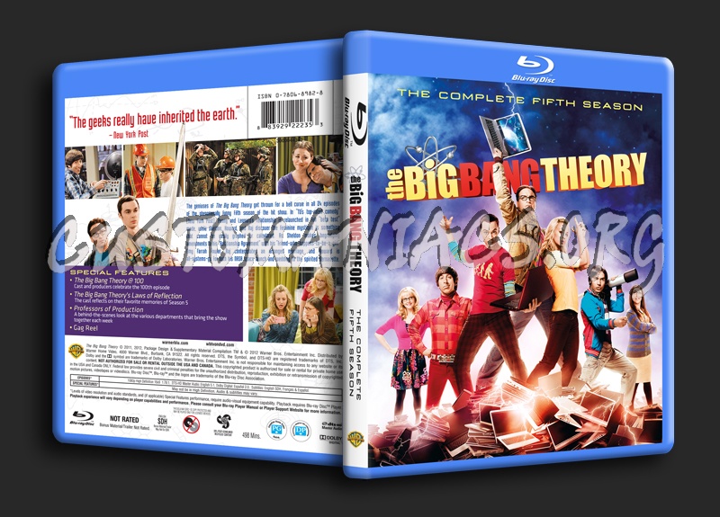 The Big Bang Theory Season 5 blu-ray cover
