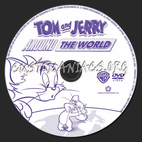 Tom and Jerry Around the World dvd label