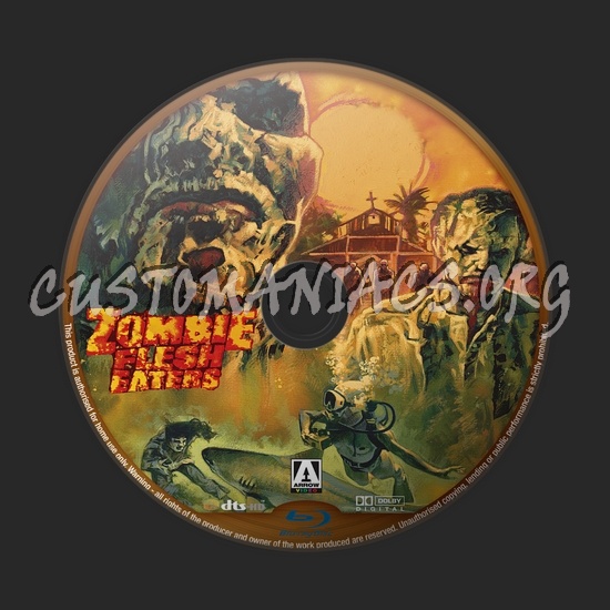 Zombie Flesh Eaters blu-ray label