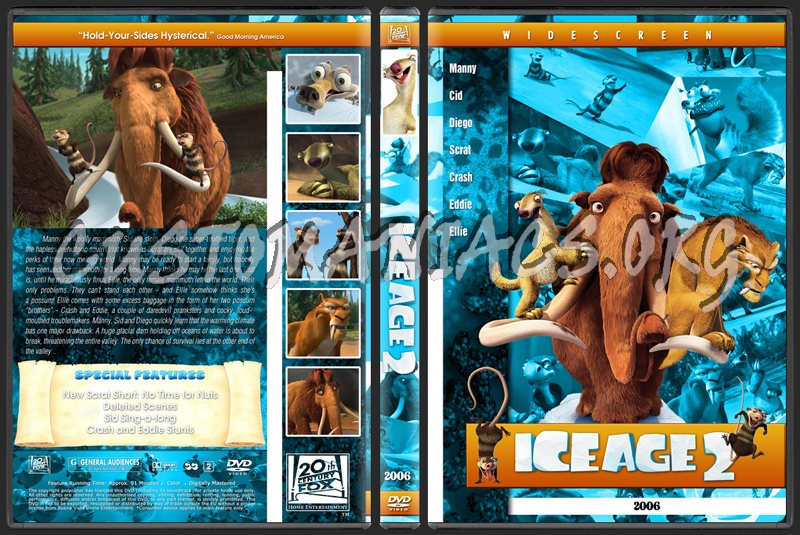 Ice Age 2: The Meltdown dvd cover