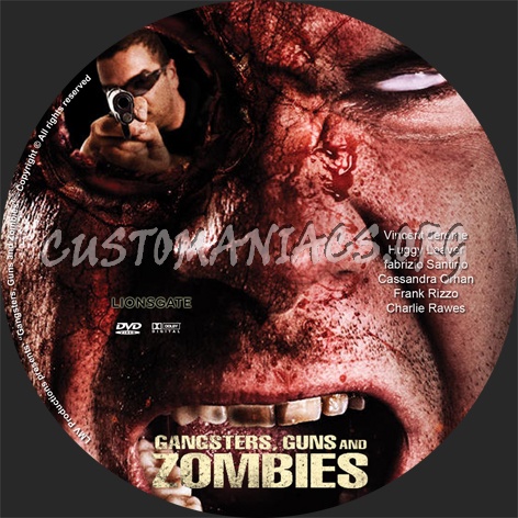 Gangsters, Guns and Zombies dvd label