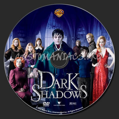 Dark Shadows dvd label