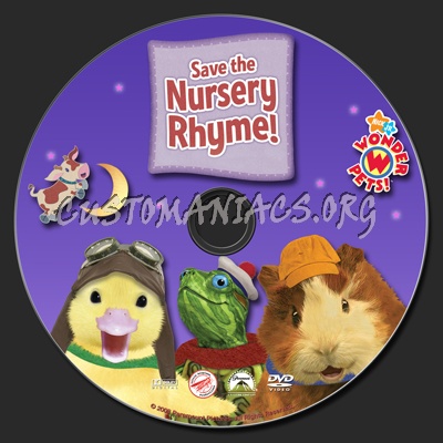 Wonder Pets! Save the Nursery Rhyme! dvd label