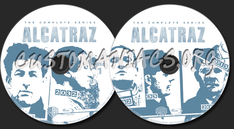 Alcatraz The Complete Series blu-ray label