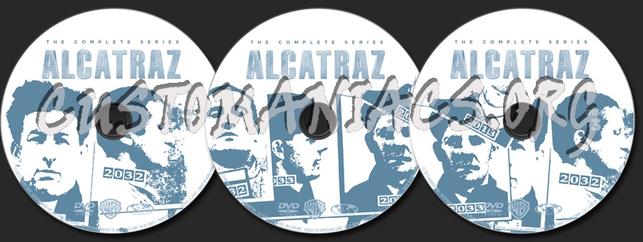 Alcatraz The Complete Series dvd label
