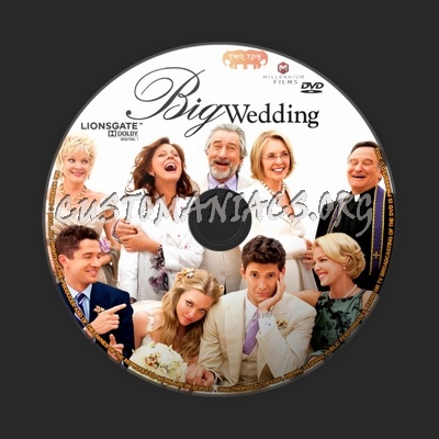 Big Wedding dvd label