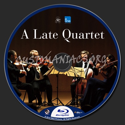 A Late Quartet blu-ray label