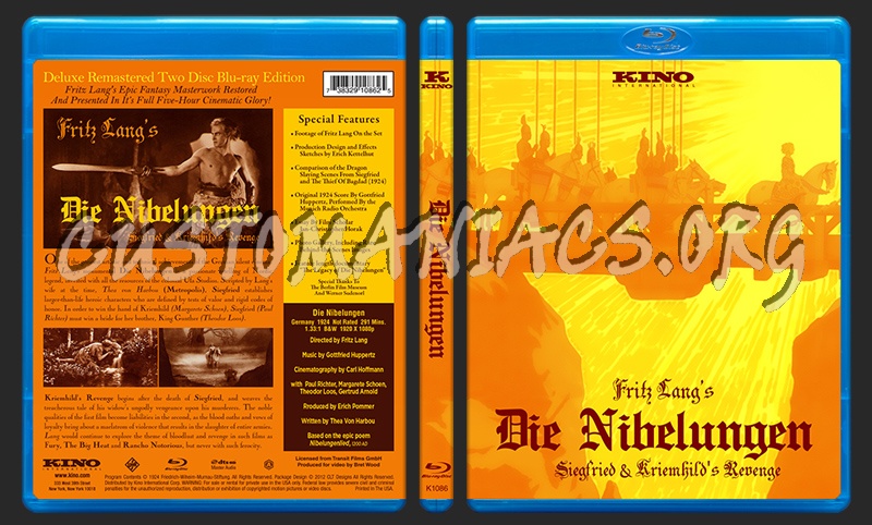 Die Nibelungen blu-ray cover
