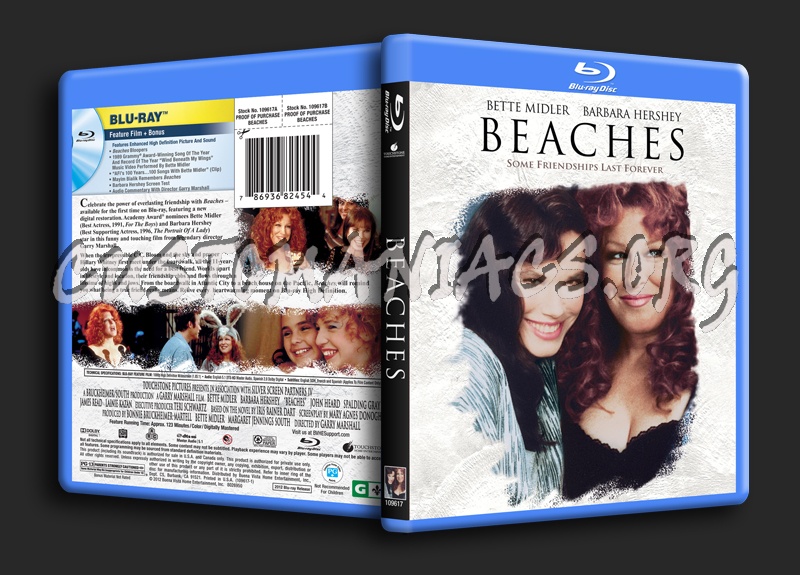 Beaches blu-ray cover