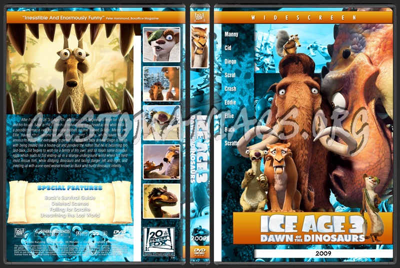 Ice Age 3: Dawn of the Dinosaurs dvd cover