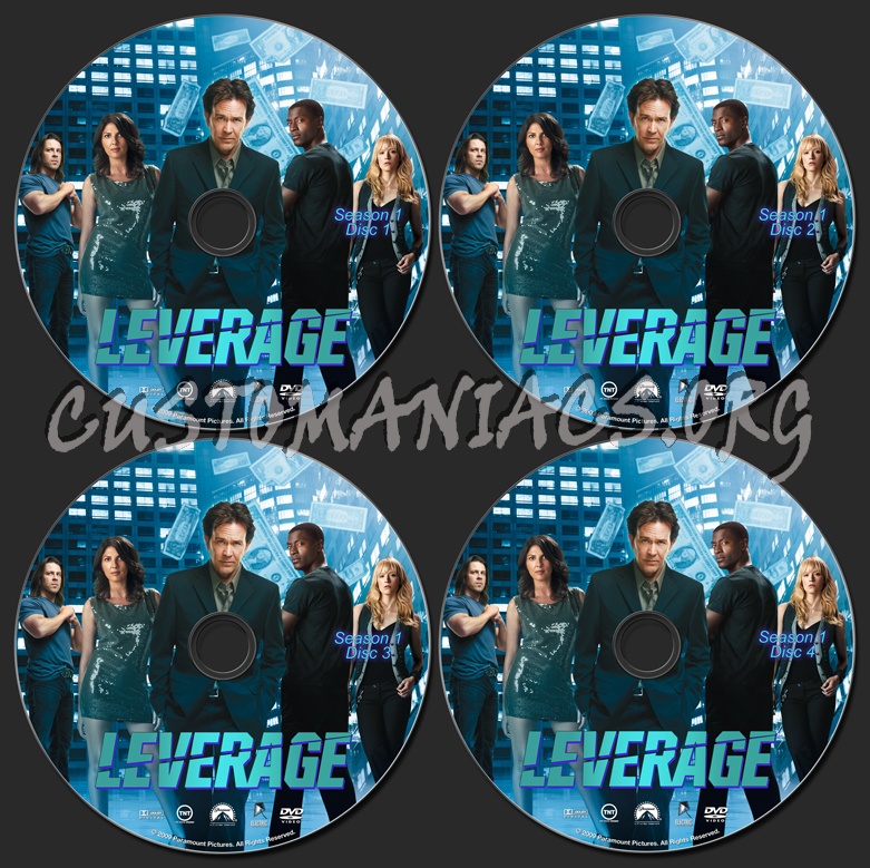 Leverage Season 1 dvd label